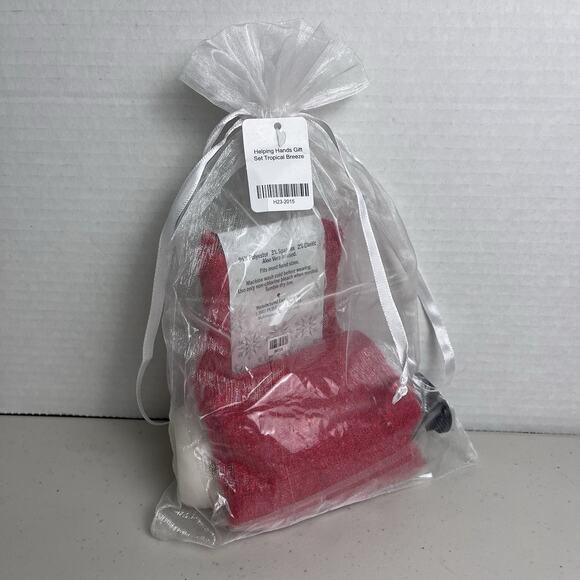 L’BRI Daily Moisturizing Hand & Body Lotion Tropical Fruit & Aloe Infused Gloves - Picture 10 of 12